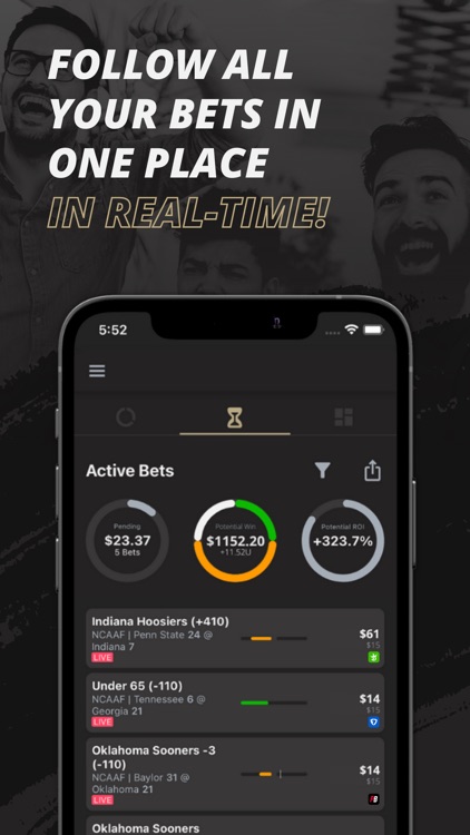 Vault: Bet Tracker & GroupChat screenshot-4