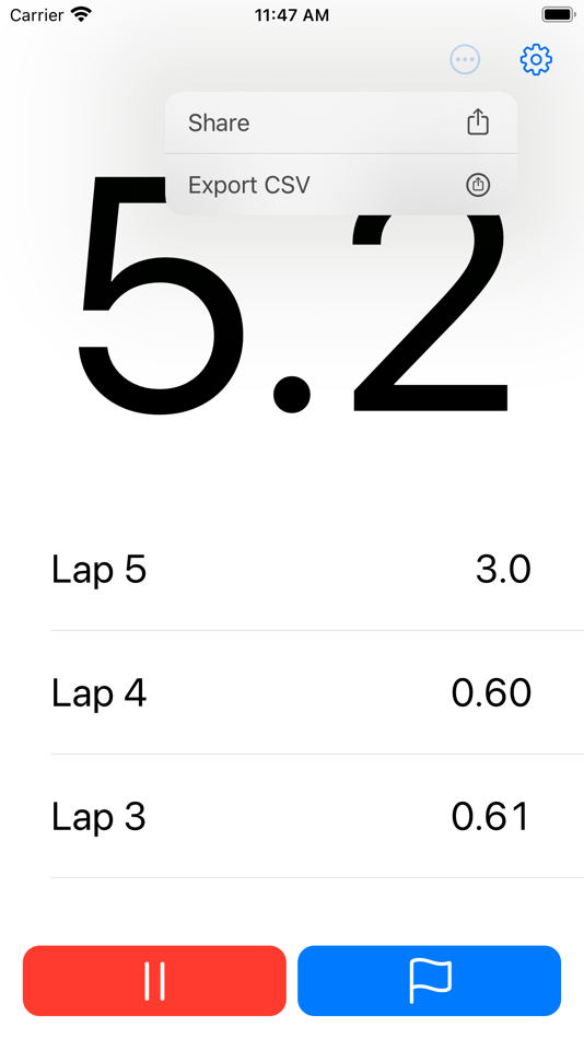 #2. Stopwatch Pro (iOS) 由: Bogdan Pechounov