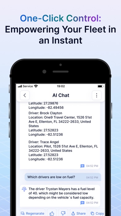 EzChatAI: Logistics AI Chatbot Screenshot