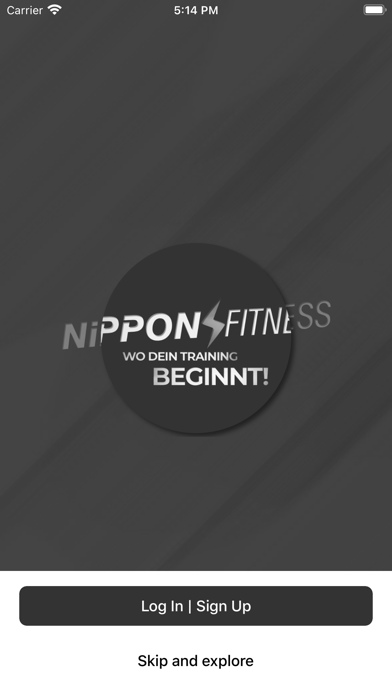 NIPPON FITNESS. Screenshot