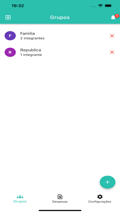 Despesas Coletivas Screenshot