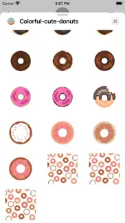 colorful cute donuts iphone screenshot 3