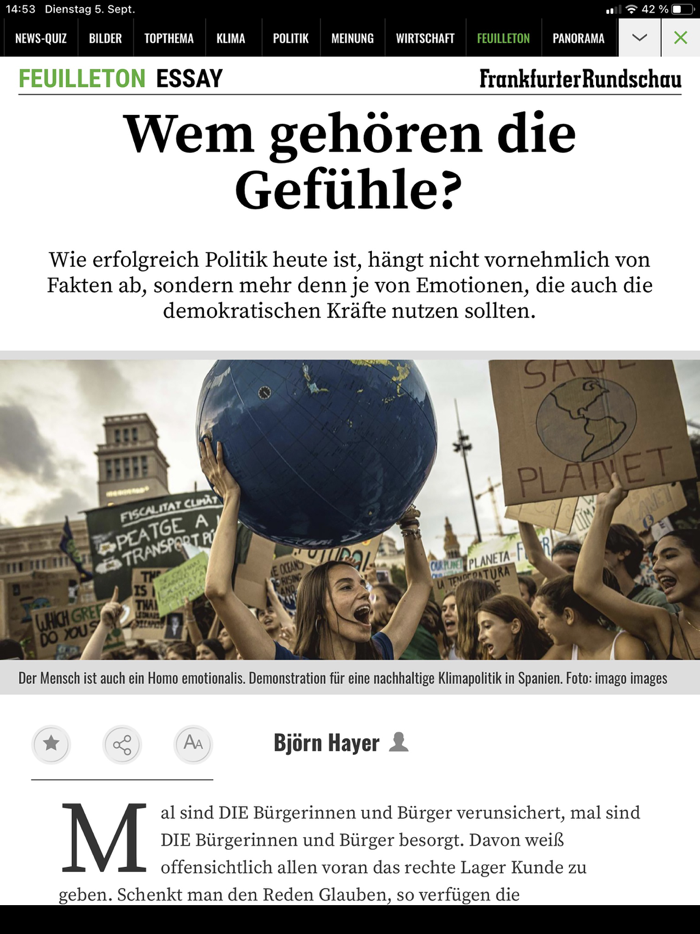 FR - Frankfurter Rundschau