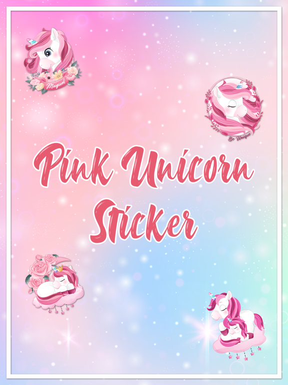 Screenshot #4 pour Pink Unicorn Stickers