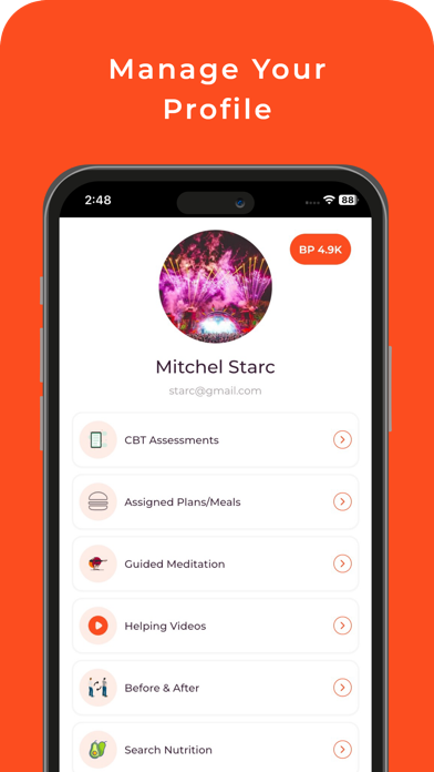 BodyF1rst App Screenshot