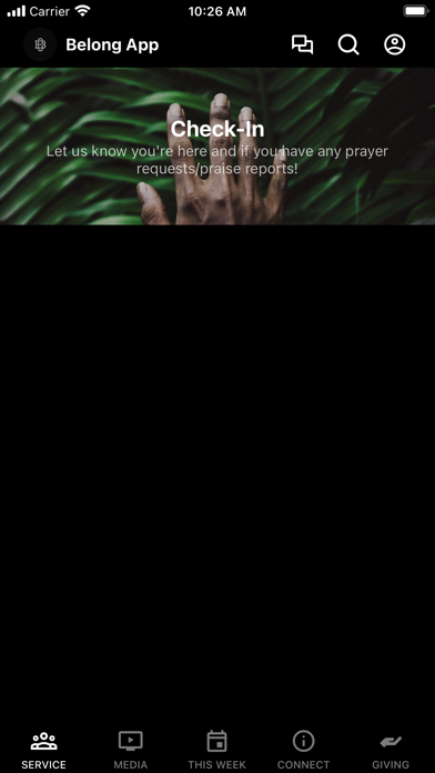 The Belong App Screenshot