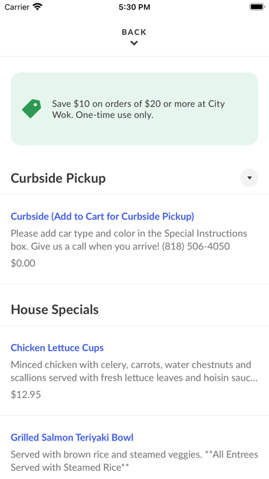 City Wok Screenshot