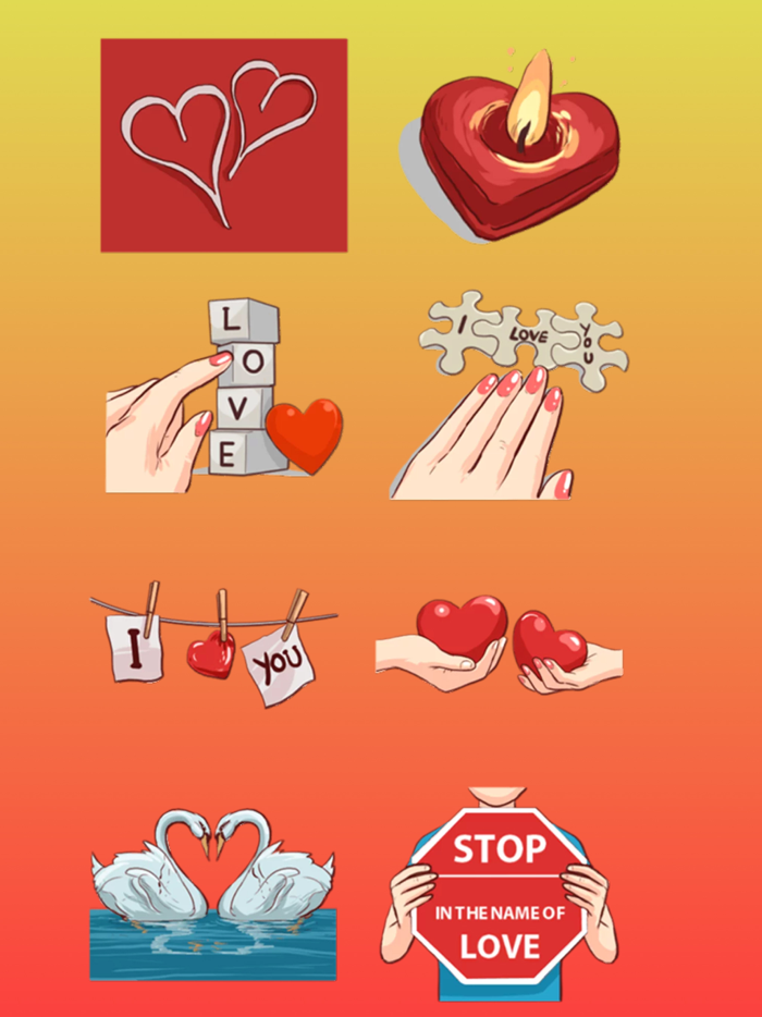 All about love Stickers