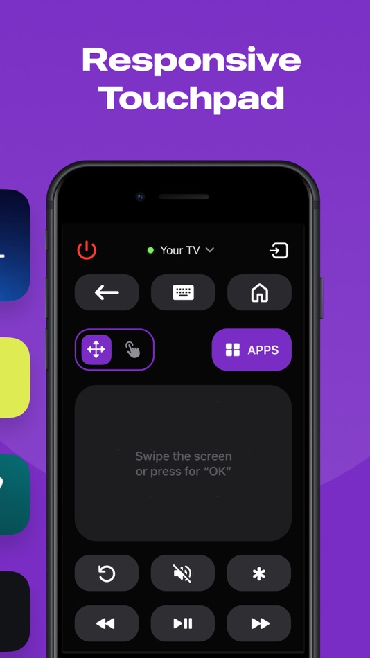 #3. Roku TV Remote Control & Cast (iOS) 由: Aleh Piashkou