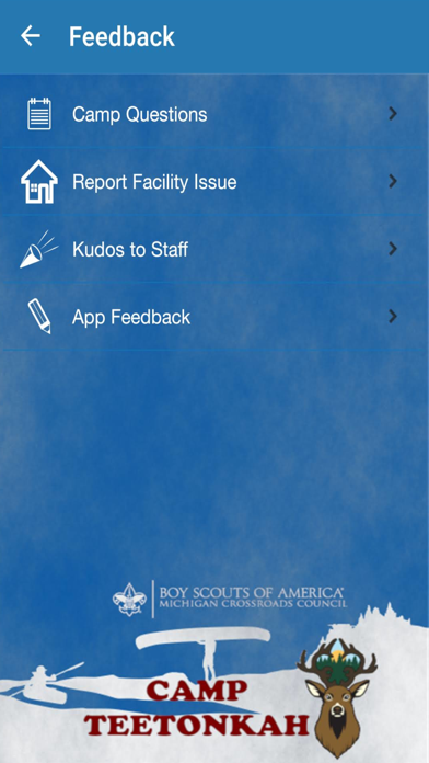 Camp Teetonkah Camp App Screenshot
