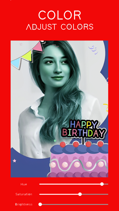 Birthday Frames & Greetings Screenshot