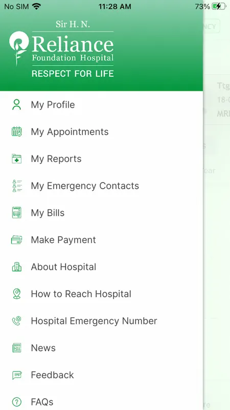 Reliance Foundation Hospital screenshot 3 of 8