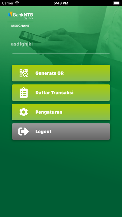 NTB Syariah Merchant Screenshot
