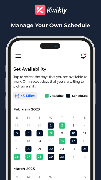 Kwikly - Dental Staffing Screenshot