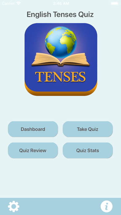 English Tenses Quiz Screenshot