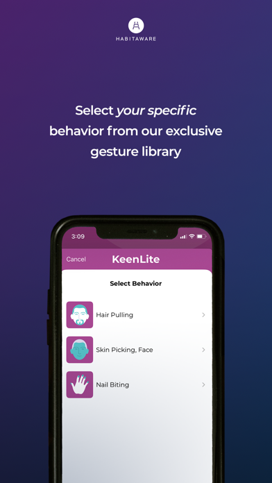 KeenLite for Trichotillomania Screenshot