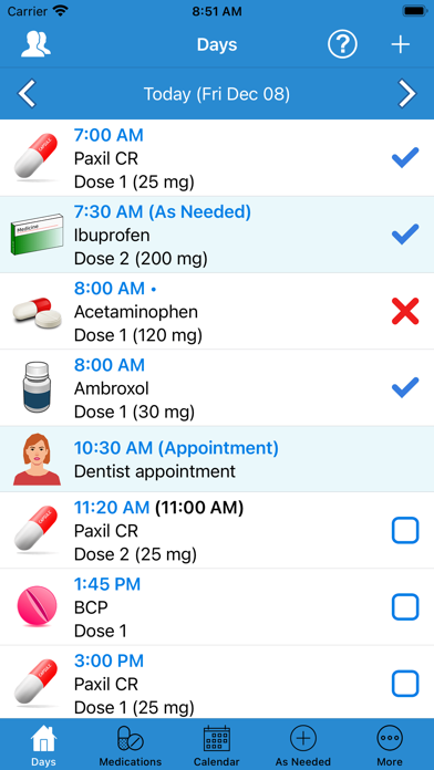 Pill Reminder and Med Tracker Screenshot