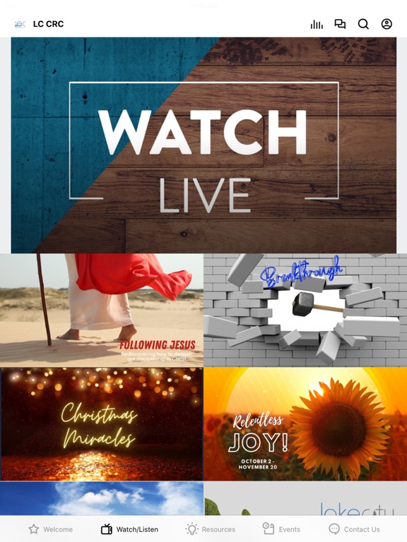 Lake City CRC iPad screenshot 2 - Education app