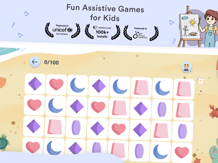 Card Crash - Match-3 For Kids