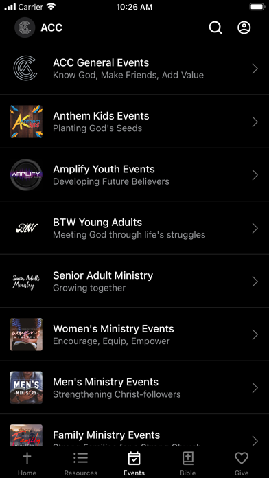 Anthem Community Church Screenshot