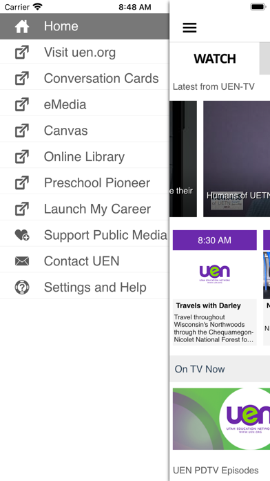 Utah Education Network Screenshot