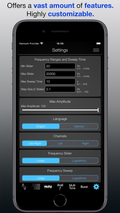 Audio Function Generator Screenshot