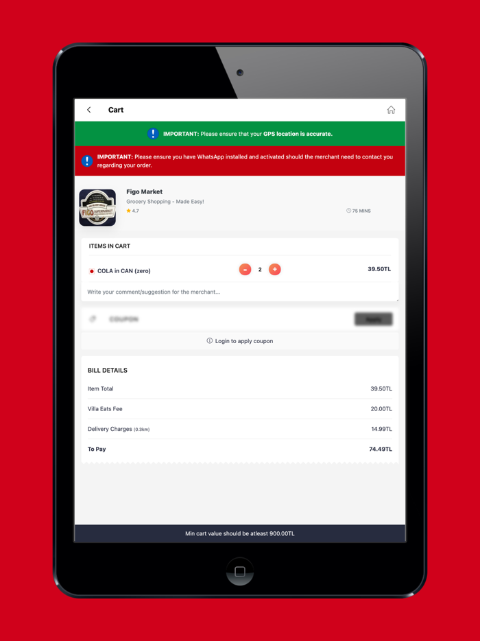 Villa Eats - Food Delivery