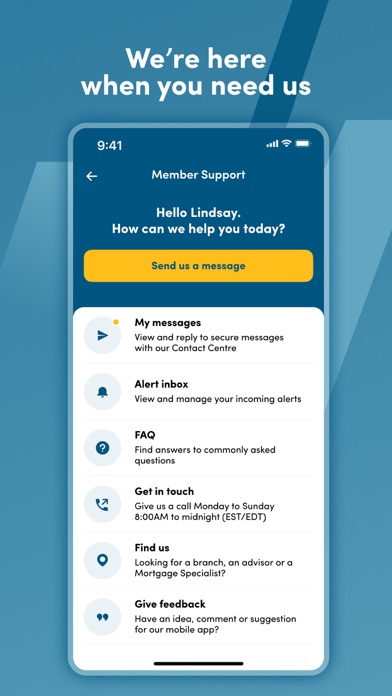 Meridian Mobile Banking Screenshot