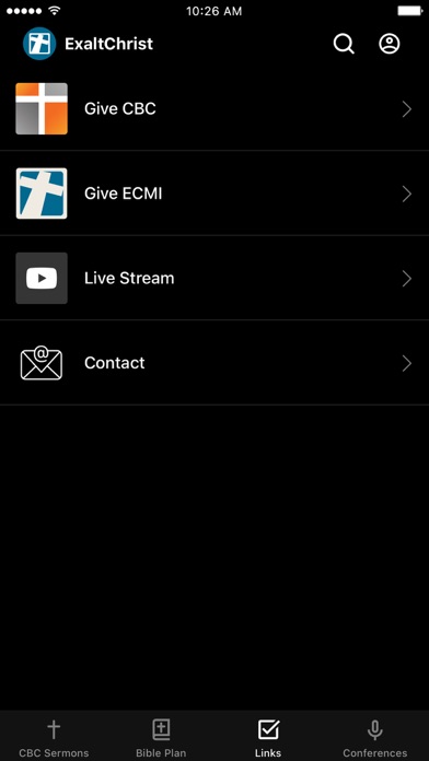 Exalting Christ Ministries Screenshot