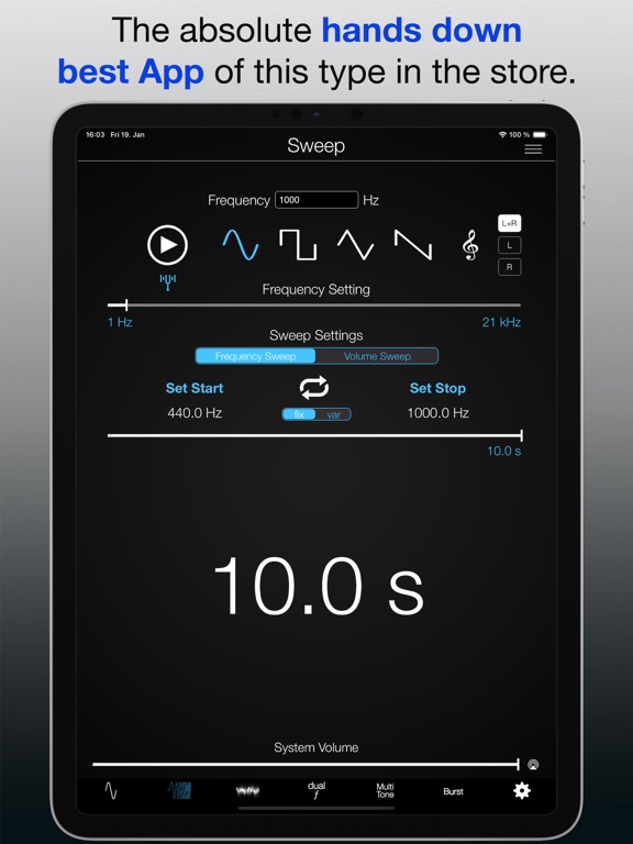 Screenshot #5 pour Audio Function Generator