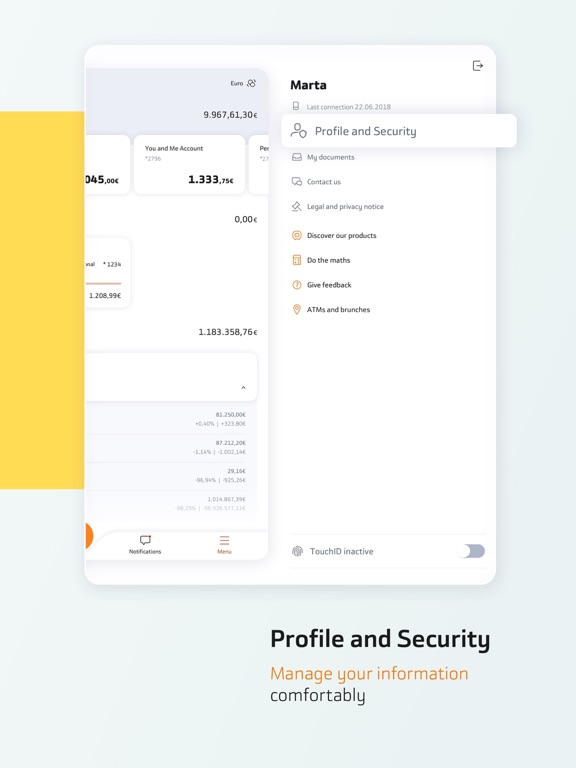 Bankinter Móvil iPad screenshot 5 - Finance app