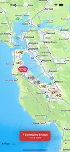 Live Caltrain Map screenshot #1 for iPhone