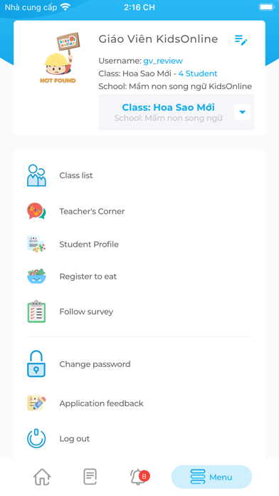 KidsOnline Teacher Screenshot