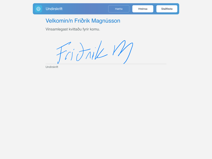 Gagni - Afgreiðslukerfi