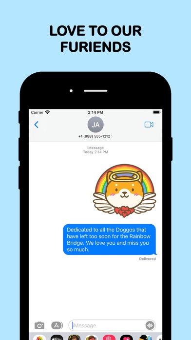 Shibamoji Shiba Sticker Add-On Screenshot