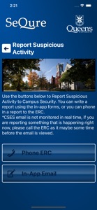 SeQure - Queen's University screenshot #2 for iPhone