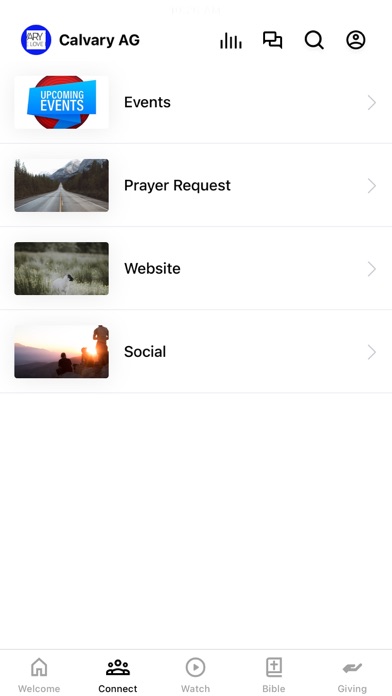 Calvary Temple Evansville Screenshot