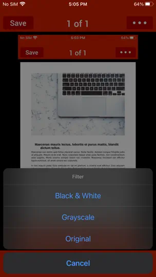 Screenshot von PDF Maker - Scanner auf dem iPhone 6