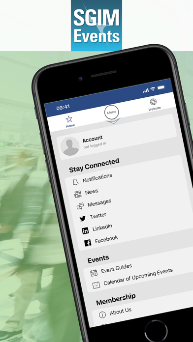 SGIM Events Screenshot