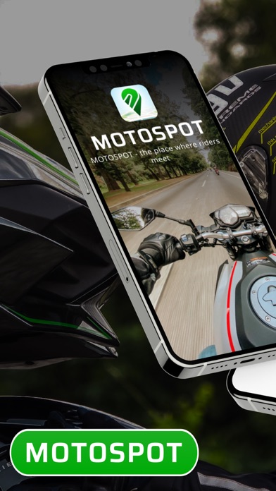 MOTOSPOT Motorcycle Social App Screenshot