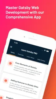 learn gatsby web development iphone screenshot 2