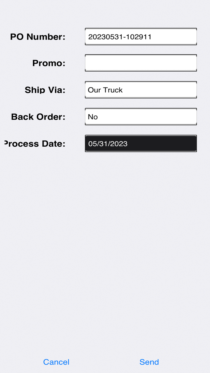 Buttery Order App