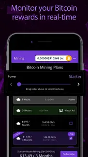 bitcoin mining (crypto miner) iphone screenshot 3