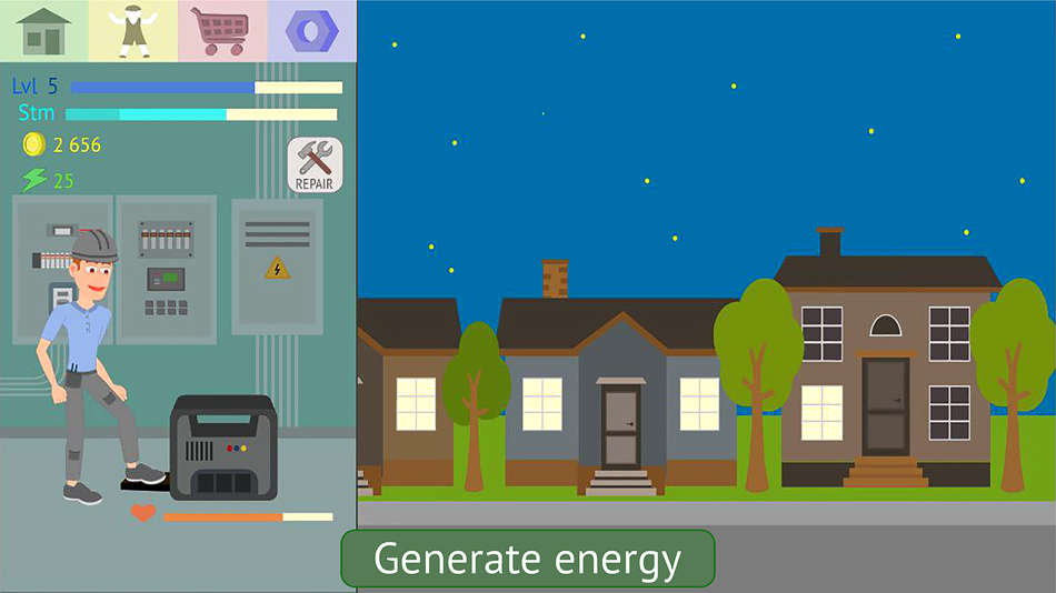 #1. Energy Clicker: Light up world (iOS) 由: Aleh Belko
