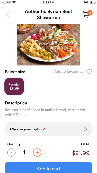 Roman Zaman Restaurant Screenshot