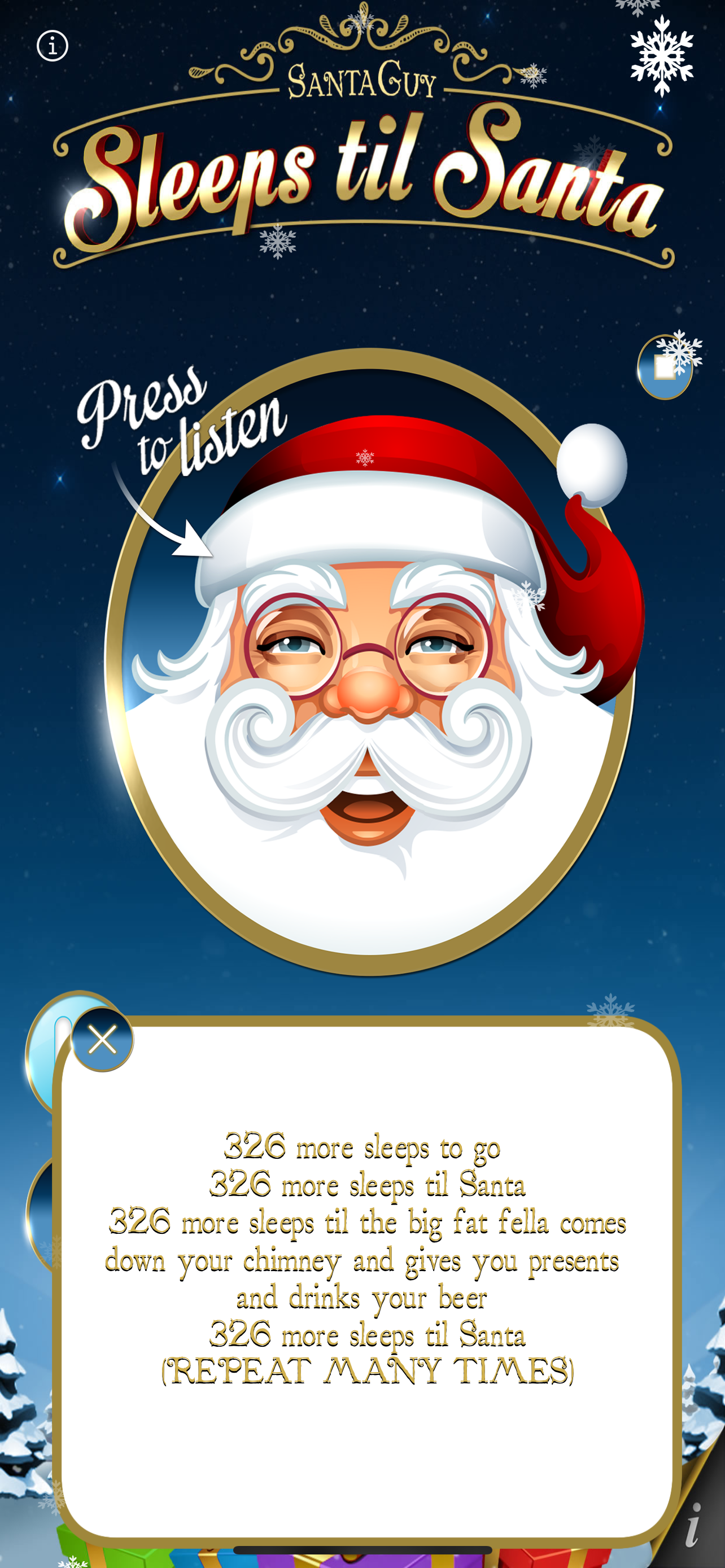 Sleeps til Santa