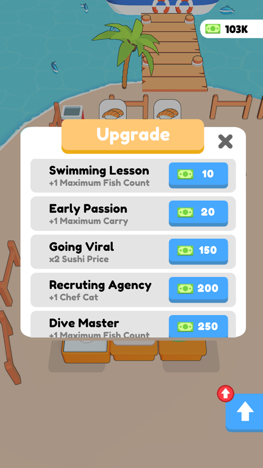 #4. Kitty Sushi Dive (iOS) 由: Supercent, Inc.