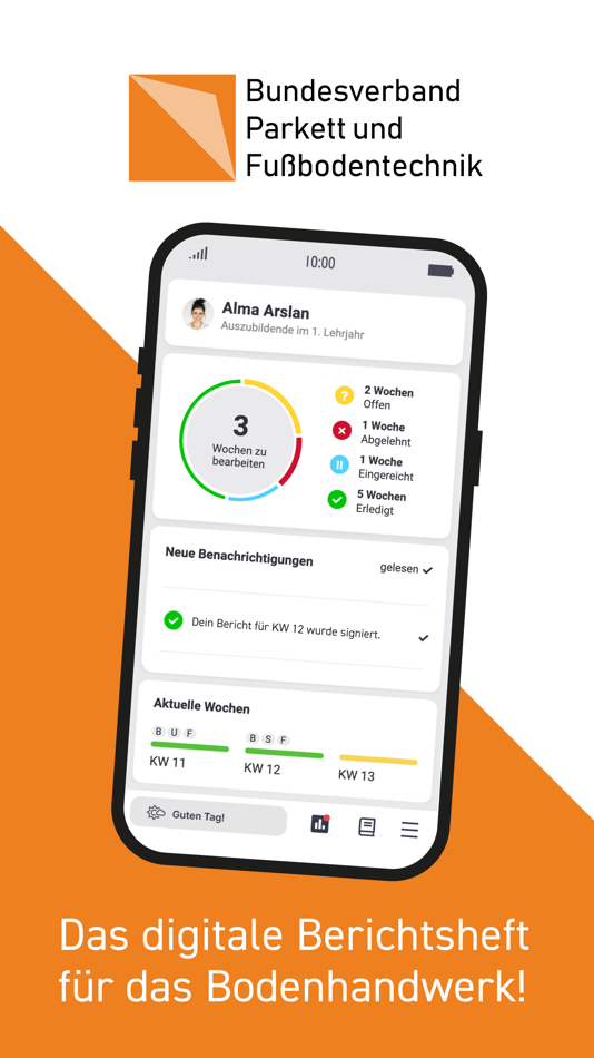 #1. Azubi-App Bodenhandwerk (iOS) By: Zubido GmbH