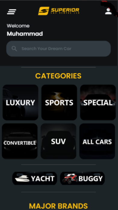 Superior Rental Cars Screenshot