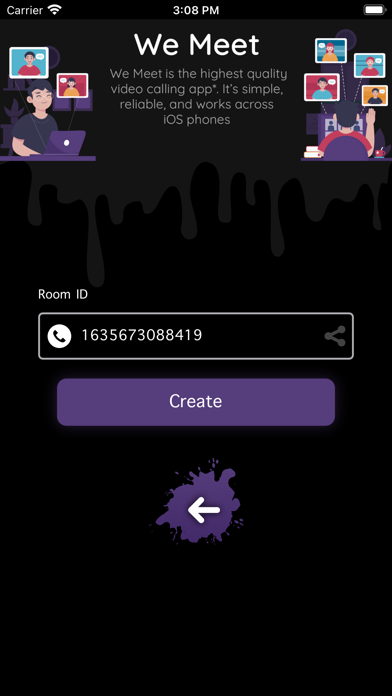 We Meet - Video Conferencing Screenshot